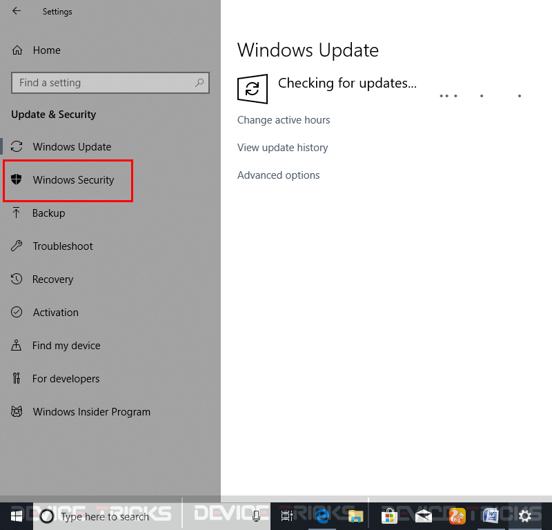 Windows Security