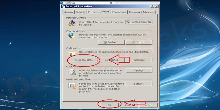 Under the system category, navigate to open proxy settings