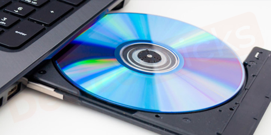 Insert the one which is available with you either Installation disc or USB or DVD.