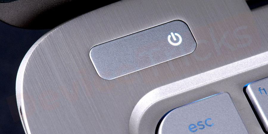 Now turn ON your PC and when you will find the login panel on your screen, then press the Power button to turn off the PC completely.