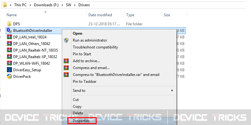 How to fix Device not migrated on Windows 10? click on properties