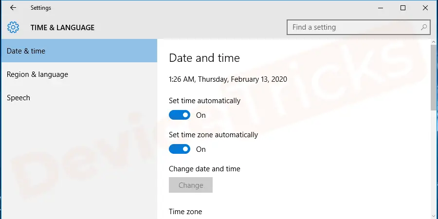 Change date and time according to the present. After successful completion, click on the ok button