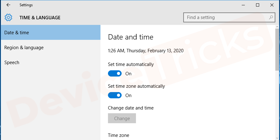 Change date and time according to the present. After successful completion, click on the ok button