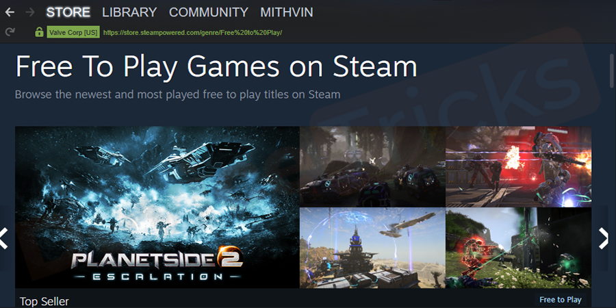 Launch Steam, make sure you have logged-in.