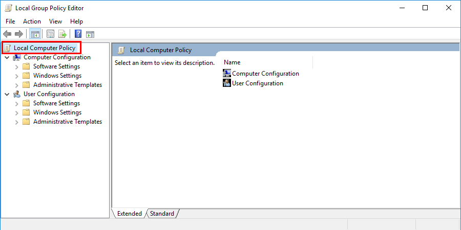 Use gpedit.msc to fix 0x80070035 error