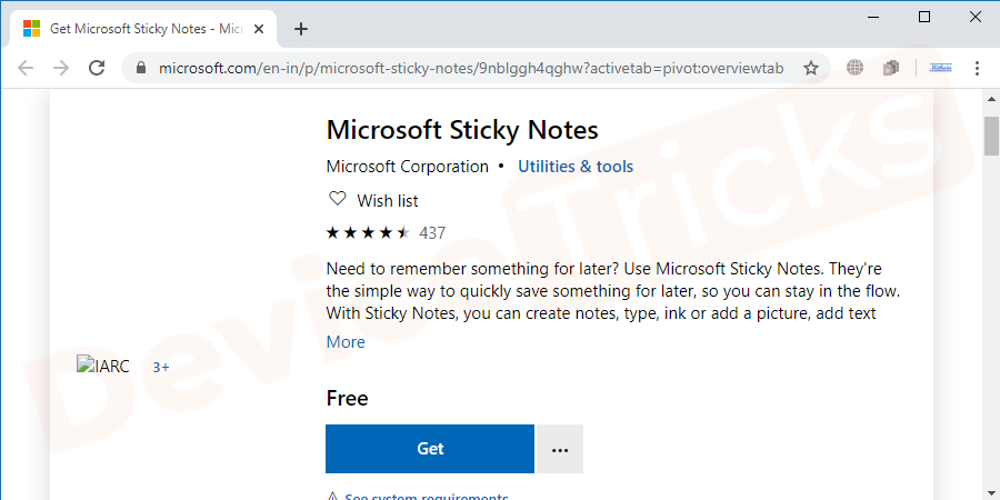 Re-install the Sticky Notes app