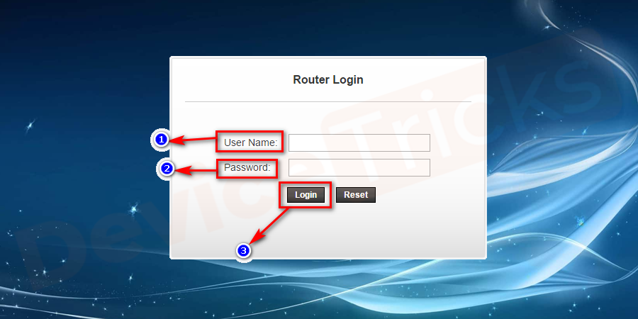 Log in to your wireless router’s administration and settings panel.