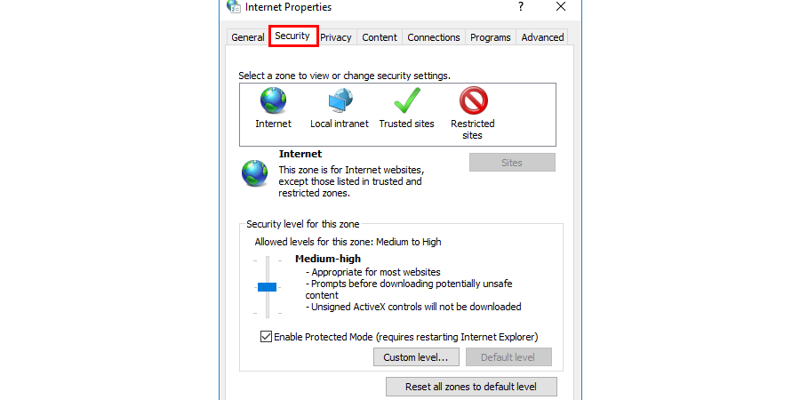 Whitelist the Windows Update servers to Fix the Error code: 0x80070035