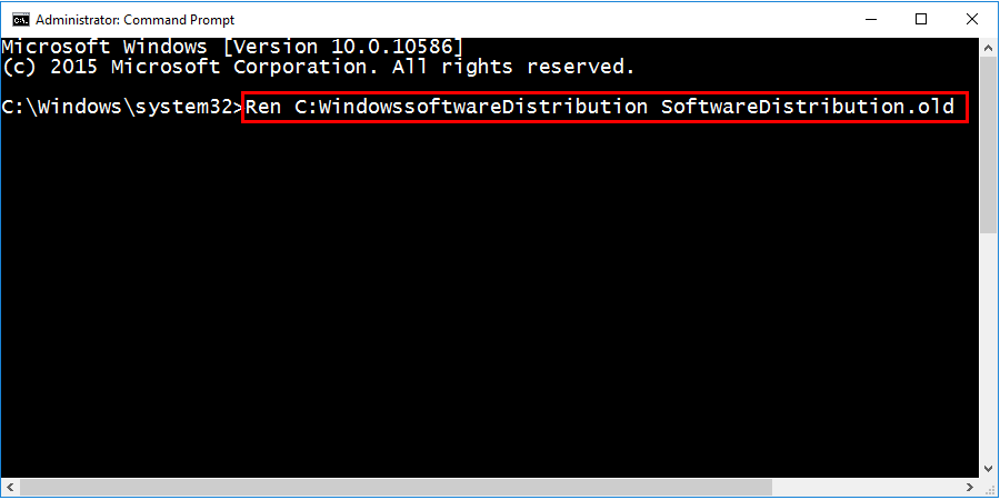 Reset Windows 10 Update components to fix The network path was not found error