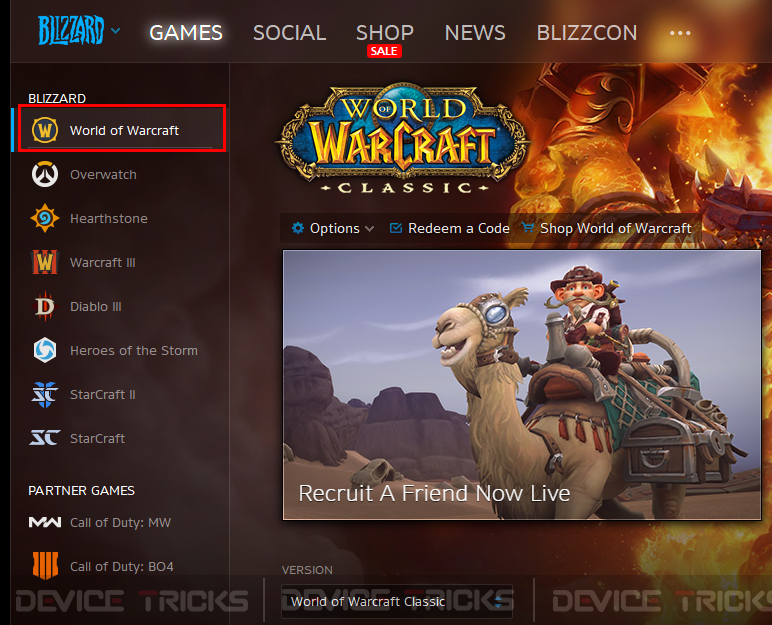 How to Fix World of Warcraft Error 132 Fatal Exception?
