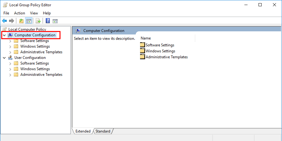 Computer Configuration