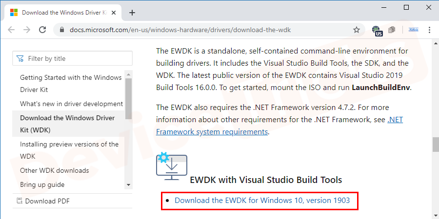 After reaching the page, select the package as per the version of your Windows OS, download the file and then install the same.