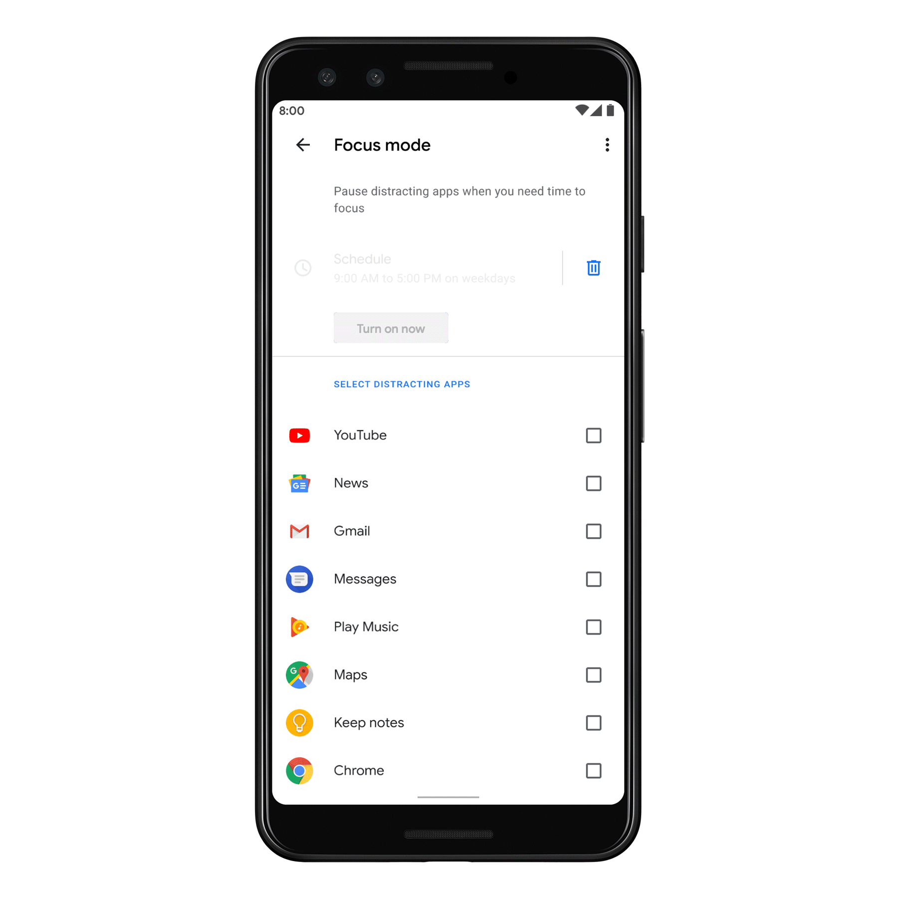 Digital Wellbeing 'Focus Mode' Out of Beta - Arrived on Android 9 and 10