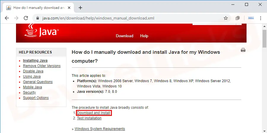 If not found there, then reinstall the Java application by downloading it from the Java official website.