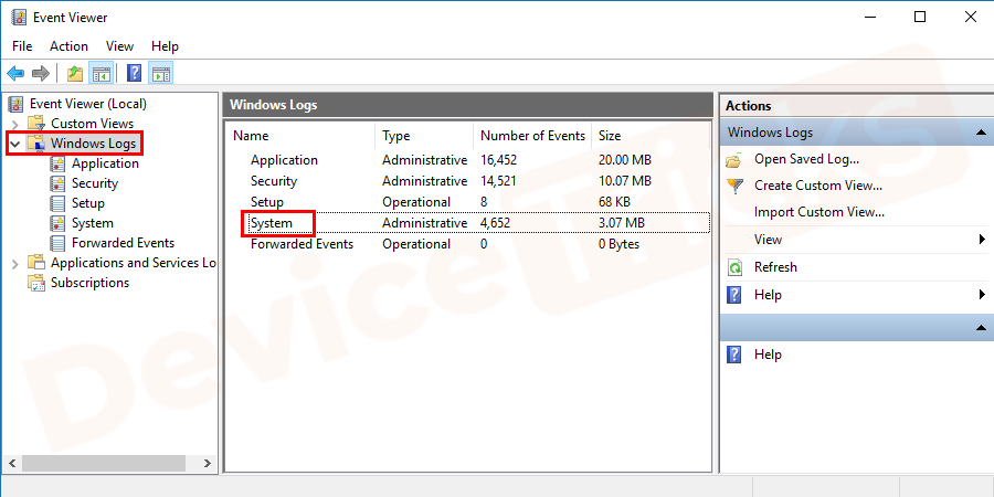 After that, you will get additional options listed in Windows Logo, double-click on System.