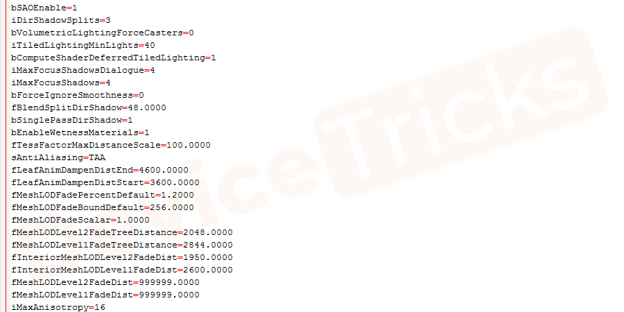 Now, look for iPresentInterval and after getting the same, set the value to 0.