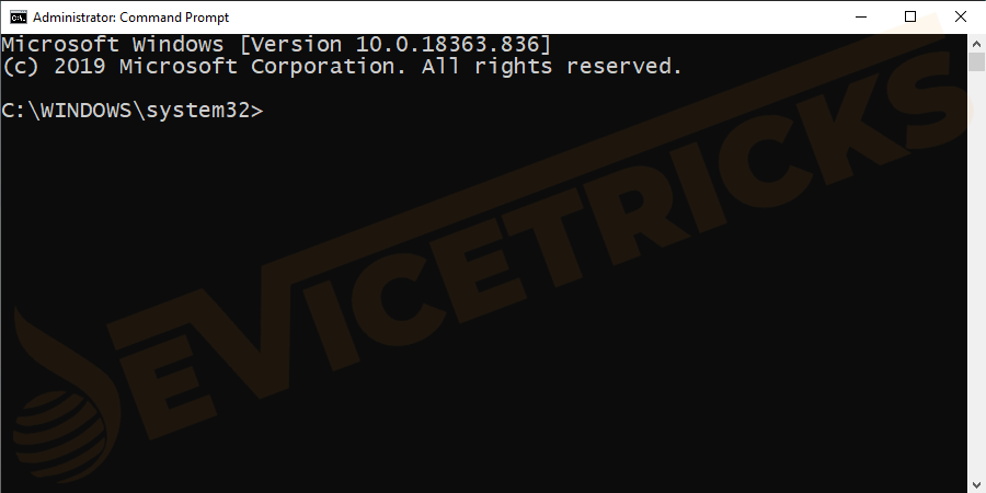 Once the setup starts, click shift + F10 at the same time. This option will pop–up to a command prompt window.