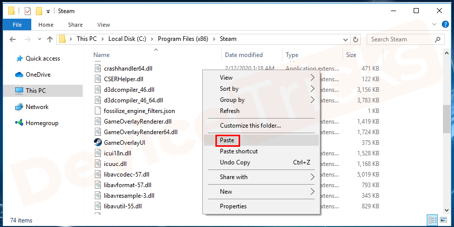 After extracting the file copy the file and go to the program files in c: folder. Go to the program folder which is causing the error and paste this file into it. You will get a dialogue box whether to replace the existing file click on the YES button.