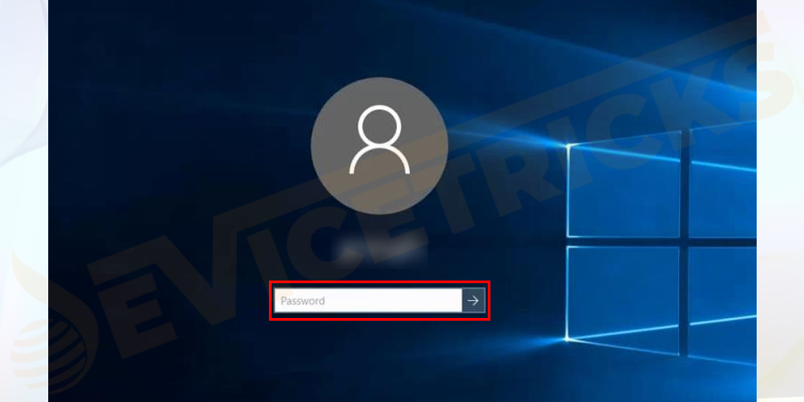 After completion of this process, the sign-in screen appears. You can sign-into your system with the use of your new password.