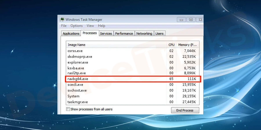 How to Fix ravbg64.exe High CPU Usage Issue ?