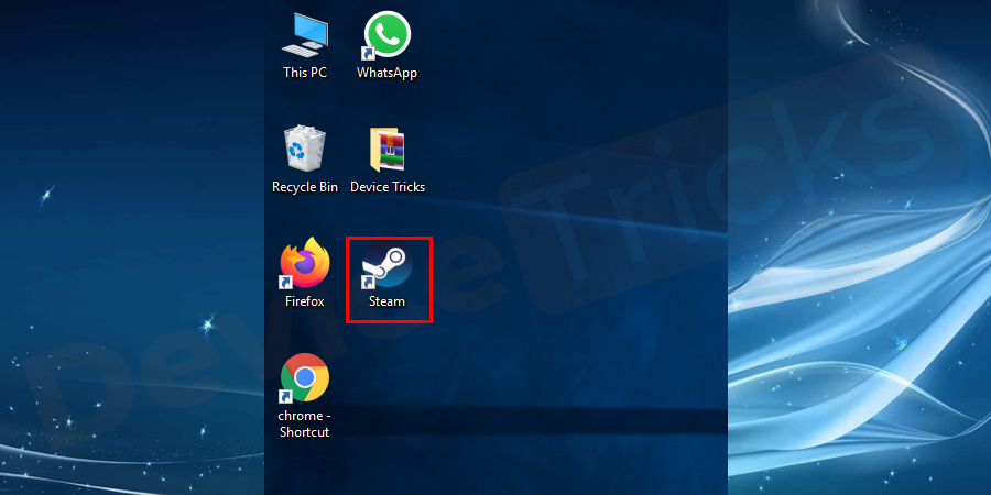 Relocate the ‘SteamApps’ folder from that directory to desktop.