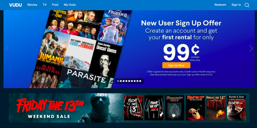 Vudu-Watch TV shows online free 