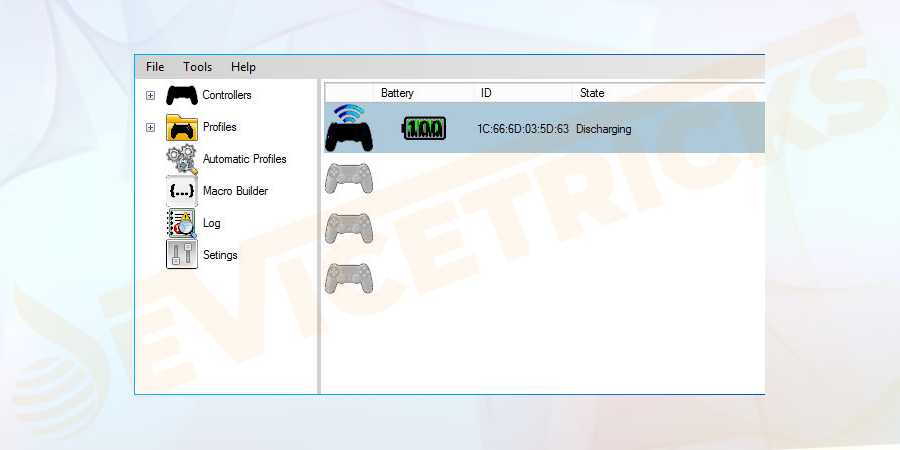 First, move to the DS4 Windows file directory.