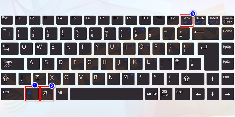 Else use Fn + WinKey + PrintScreen if using laptops.