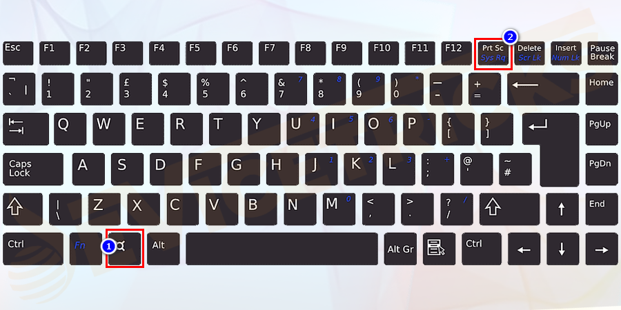 Then after restarting, press Windows Key + PrtSc key and check if the print screen key works.