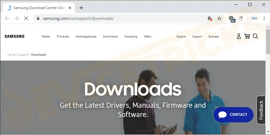 Here you need to visit the driver’s manufacturer website then download the essential drivers. Check if the downloaded file is compressed> then extract the driver file.