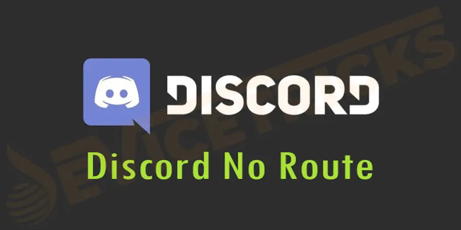 What does "No Route Error on Discord" mean?