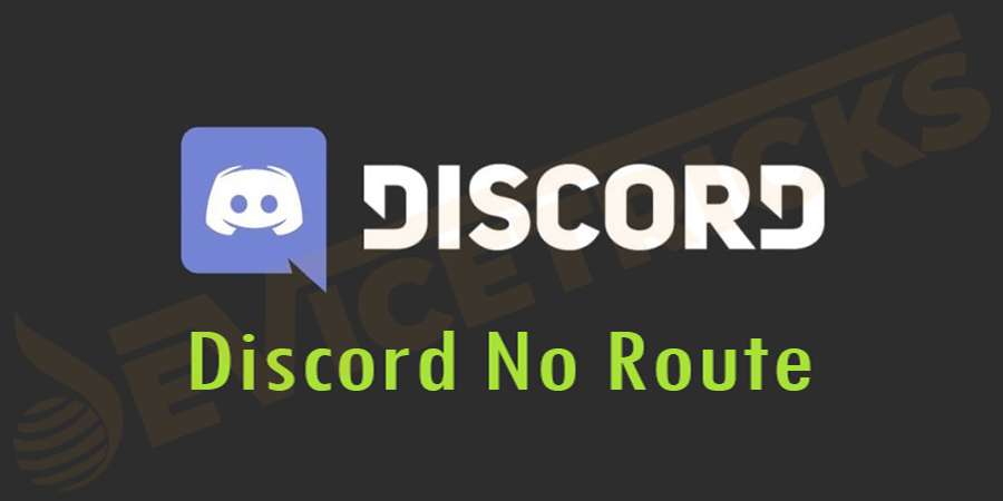 What does "No Route Error on Discord" mean?