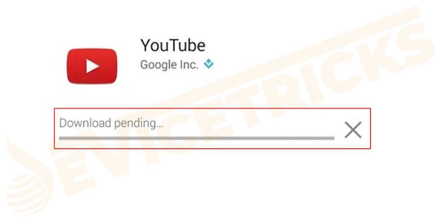 How to fix the Google Play Store download pending error