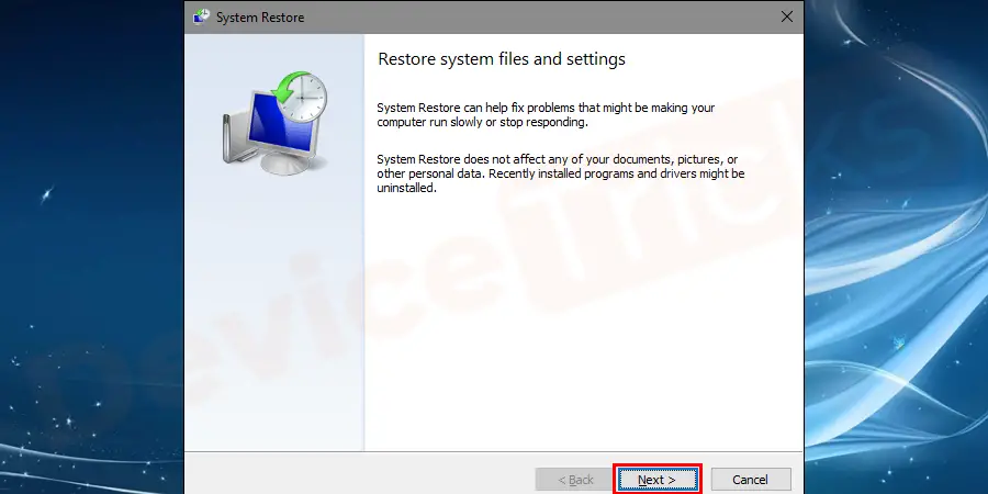 Perform a System Restore.
