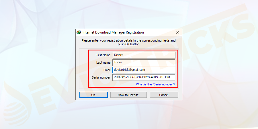 free idm registration serial number