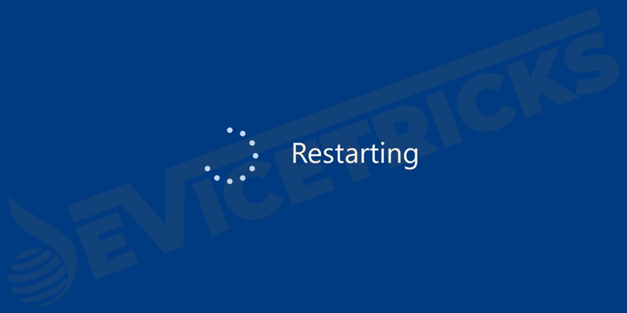 Restart your computer