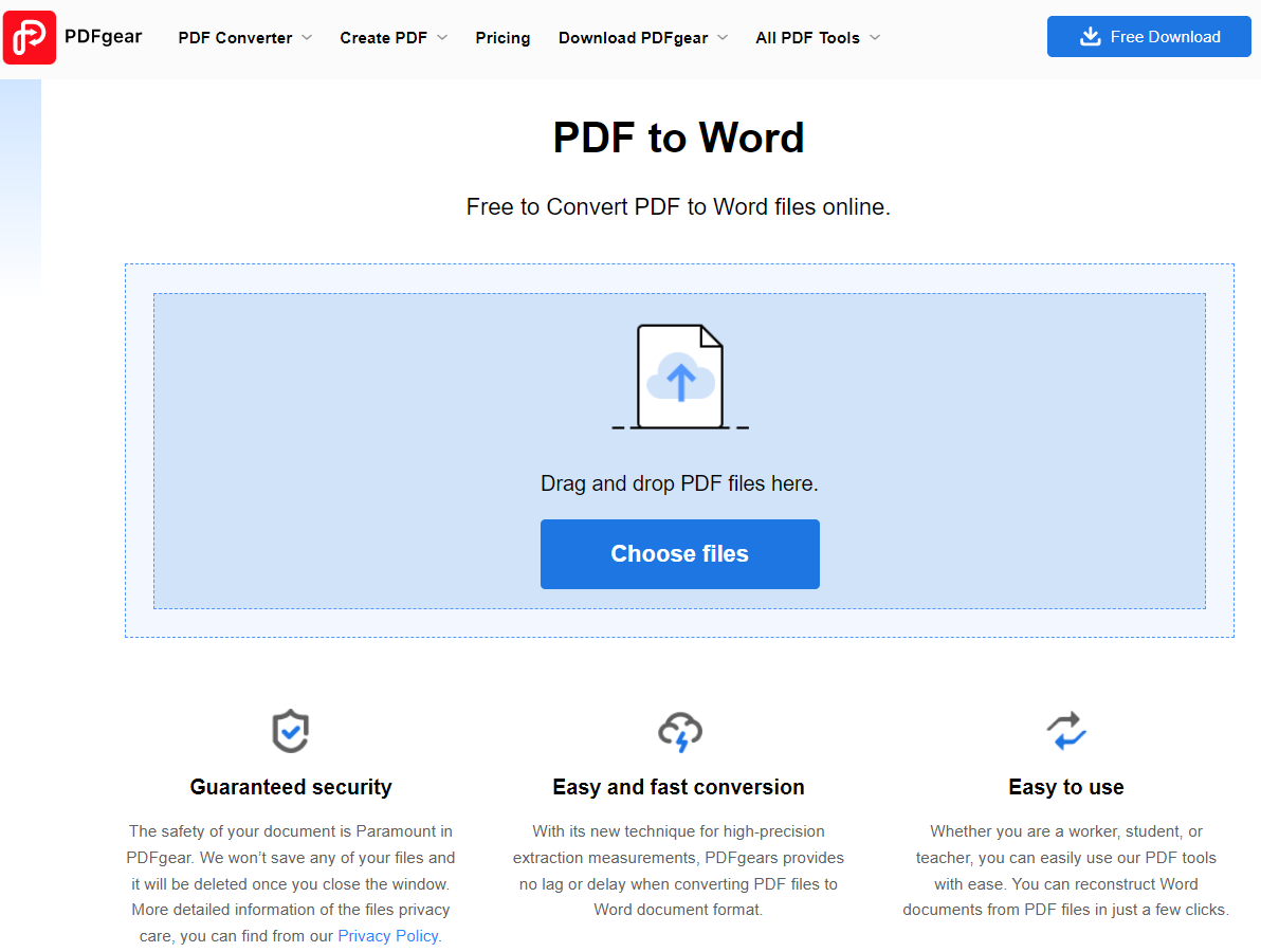 PDF to word converter