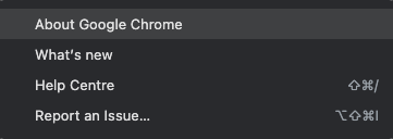 update chrome browser
