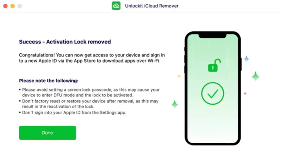 iCloud Activation Lock Bypassed
